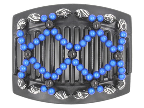 African Butterfly Thick Hair Comb - Ndalena Black 88
