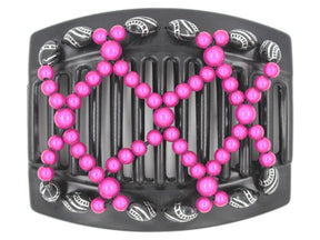 African Butterfly Thick Hair Comb - Ndalena Black 93