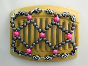 African Butterfly Thick Hair Comb - Ndalena Blonde 17