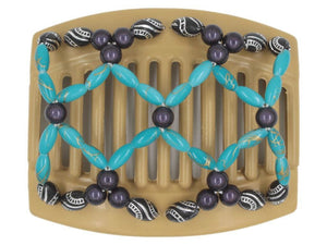 African Butterfly Thick Hair Comb - Ndalena Blonde 46