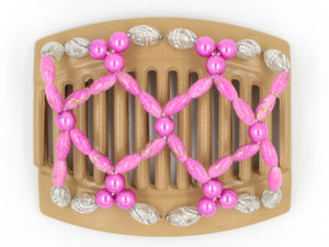 African Butterfly Thick Hair Comb - Ndalena Blonde 55