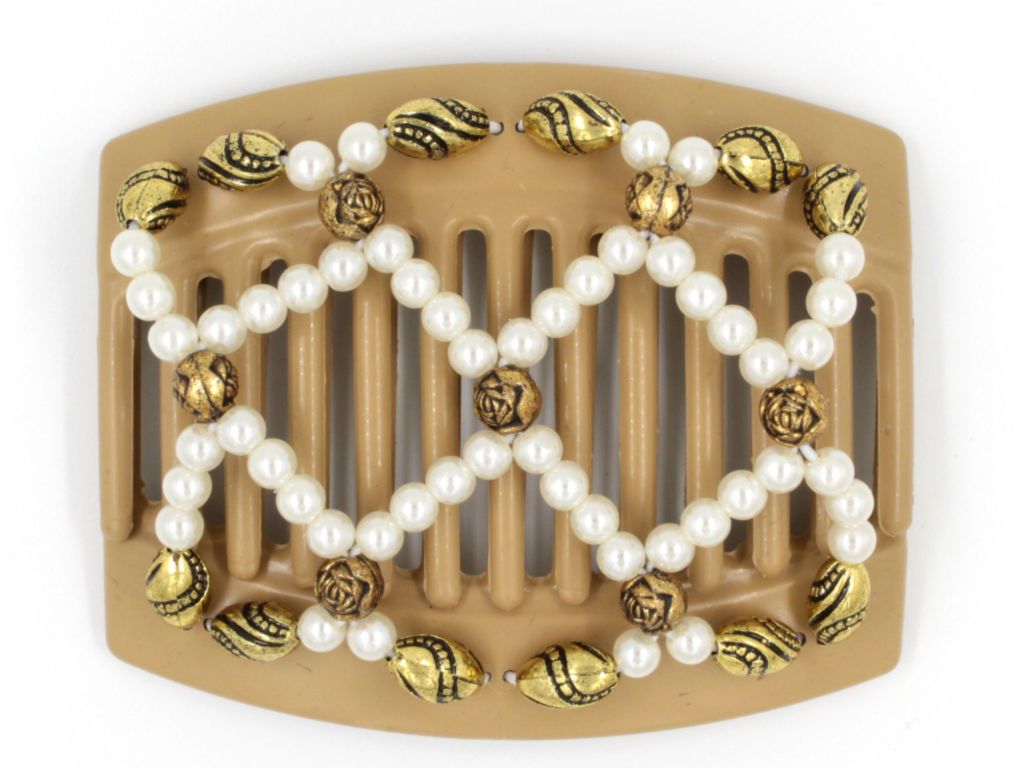African Butterfly Thick Hair Comb - Ndalena Blonde 56