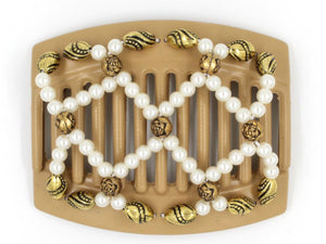 African Butterfly Thick Hair Comb - Ndalena Blonde 56
