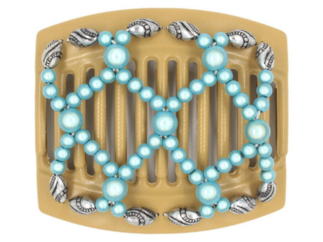 African Butterfly Thick Hair Comb - Ndalena Blonde 63