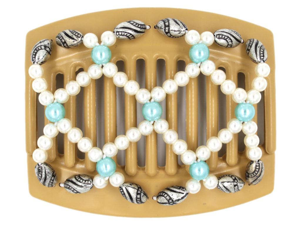 African Butterfly Thick Hair Comb - Ndalena Blonde 87
