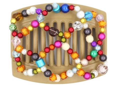 African Butterfly Thick Hair Comb - Ndalena Blonde 90