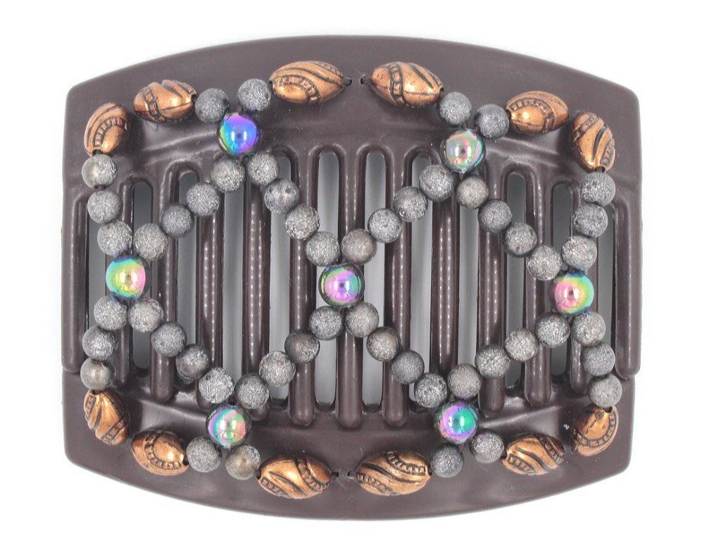 African Butterfly Thick Hair Comb - Ndalena Brown 114