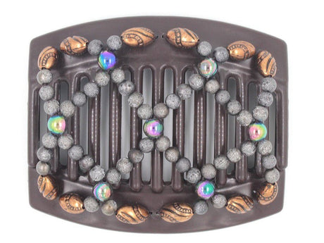 African Butterfly Thick Hair Comb - Ndalena Brown 114