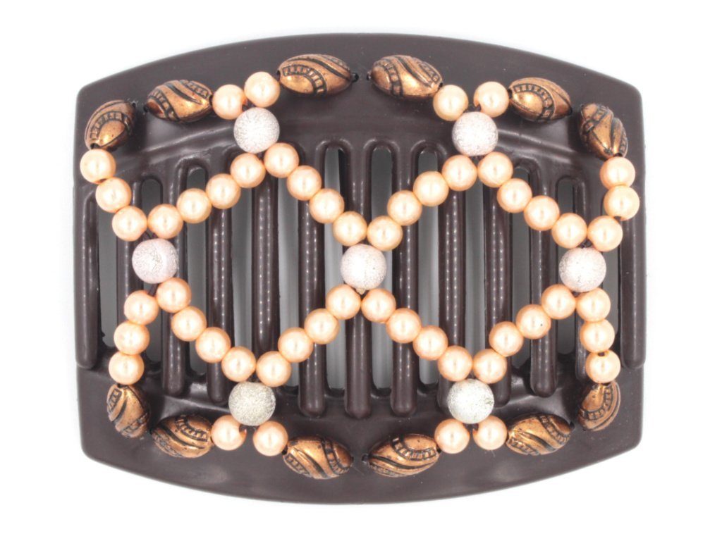 African Butterfly Thick Hair Comb - Ndalena Brown 115