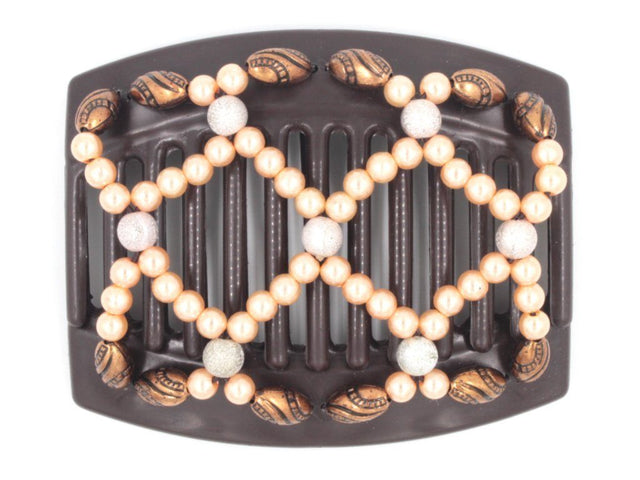 African Butterfly Thick Hair Comb - Ndalena Brown 115