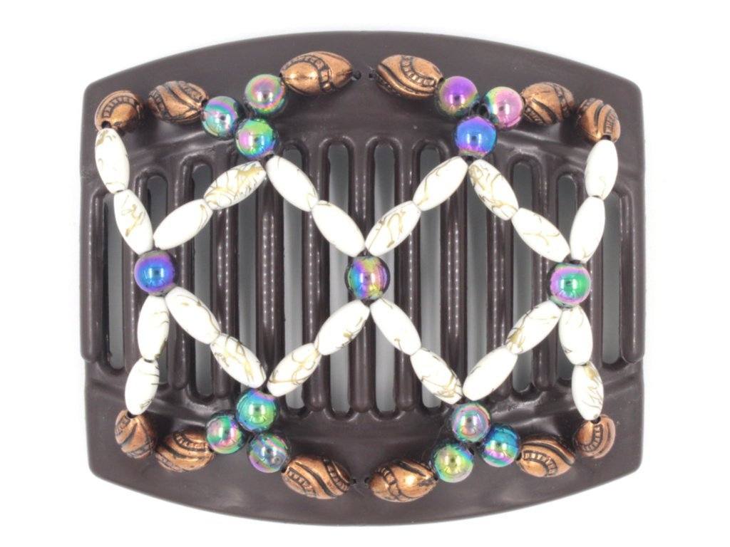 African Butterfly Thick Hair Comb - Ndalena Brown 117