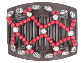 African Butterfly Thick Hair Comb - Ndalena Brown 131