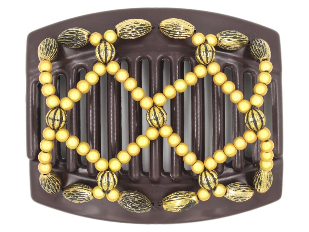African Butterfly Thick Hair Comb - Ndalena Brown 135