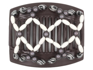 African Butterfly Thick Hair Comb - Ndalena Brown 148