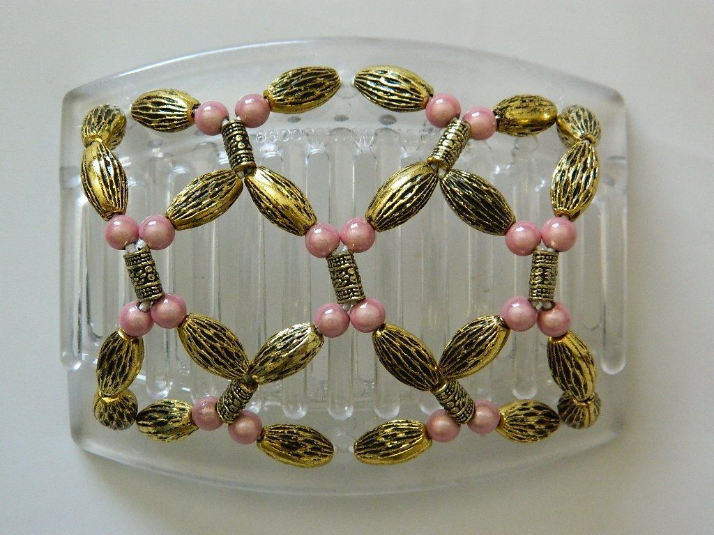 African Butterfly Thick Hair Comb - Ndalena Clear 11
