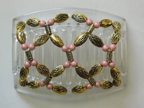 African Butterfly Thick Hair Comb - Ndalena Clear 11