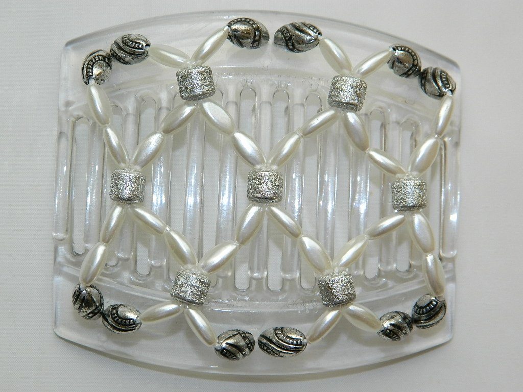 African Butterfly Thick Hair Comb - Ndalena Clear 13