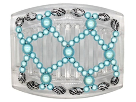 African Butterfly Thick Hair Comb - Ndalena Clear 64