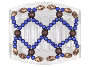 African Butterfly Thick Hair Comb - Ndalena Clear 89