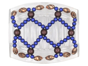 African Butterfly Thick Hair Comb - Ndalena Clear 89