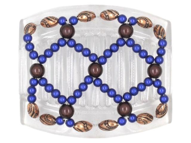 African Butterfly Thick Hair Comb - Ndalena Clear 89