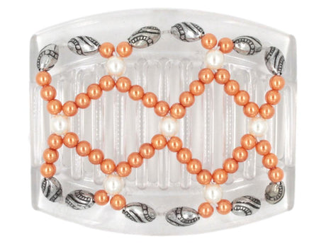 African Butterfly Thick Hair Comb - Ndalena Clear 90