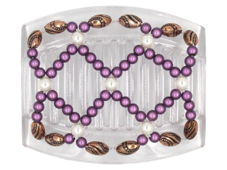 African Butterfly Thick Hair Comb - Ndalena Clear 94