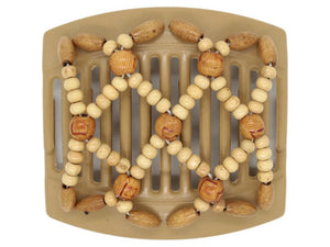 African Butterfly Thick Hair Comb - Ndebele Blonde 52