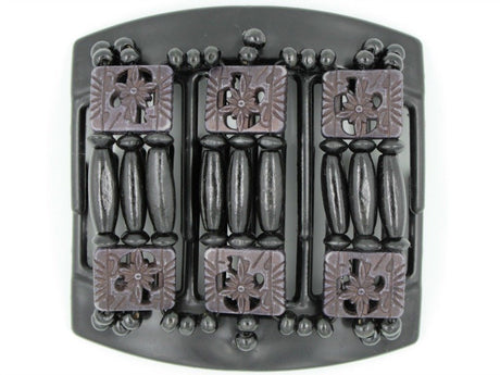 African Butterfly Thick Hair Comb - Tripla Black 10