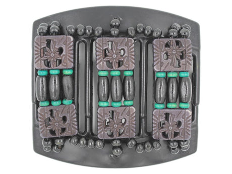 African Butterfly Thick Hair Comb - Tripla Black 19
