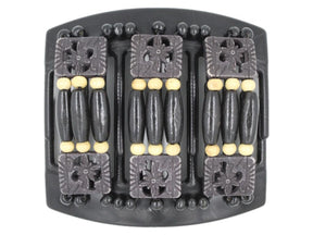 African Butterfly Thick Hair Comb - Tripla Black 25