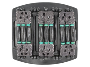 African Butterfly Thick Hair Comb - Tripla Black 26