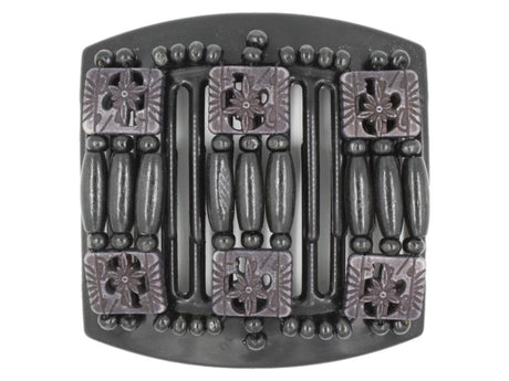 African Butterfly Thick Hair Comb - Tripla Black 27