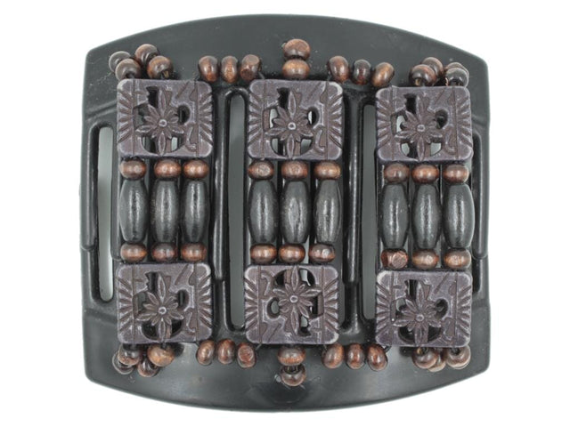 African Butterfly Thick Hair Comb - Tripla Black 40