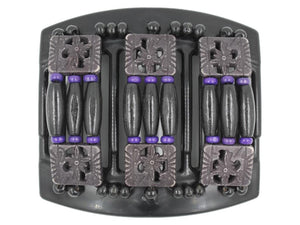 African Butterfly Thick Hair Comb - Tripla Black 42