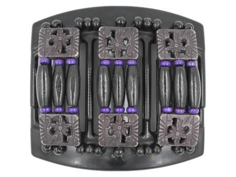 African Butterfly Thick Hair Comb - Tripla Black 42