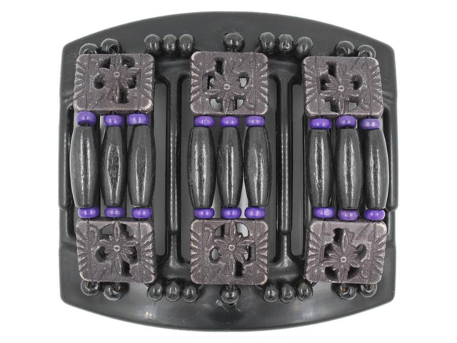 African Butterfly Thick Hair Comb - Tripla Black 42