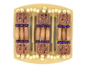 African Butterfly Thick Hair Comb - Tripla Blonde 15