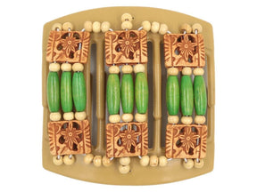 African Butterfly Thick Hair Comb - Tripla Blonde 45