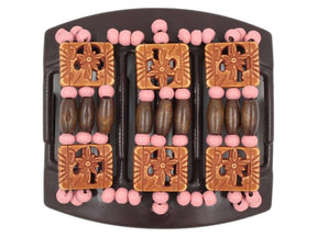 African Butterfly Thick Hair Comb - Tripla Brown 67