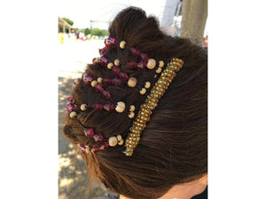 African Butterfly Wire Hair Clip - 9 Tong 580